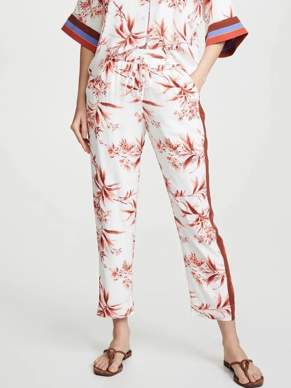 Joie Quisy drawstring floral pant